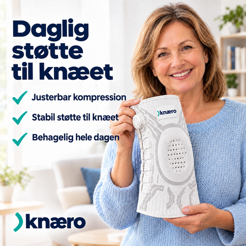 Knæro – knæstøtte med drejehjul