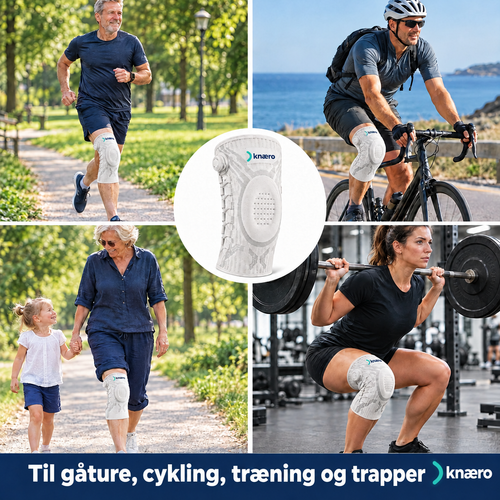 Knæro – knæstøtte med drejehjul